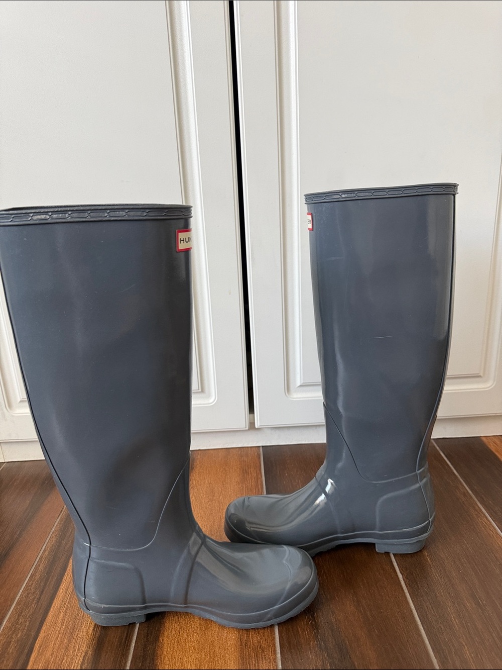 Hunter Tall Gloss Rain Boot Size 8 - Picture 3 of 8